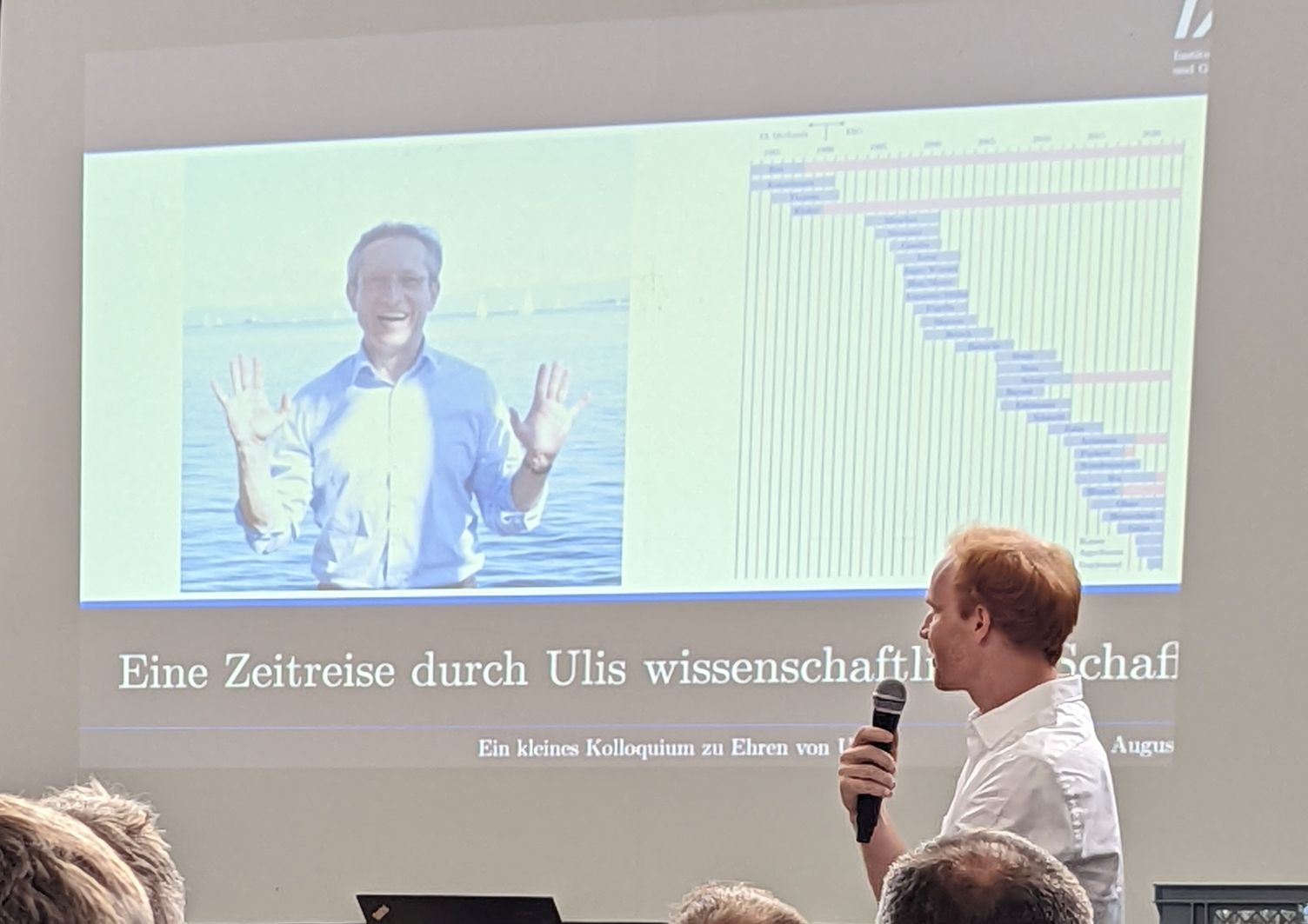 Christoph Wenzel führt durch das Programm