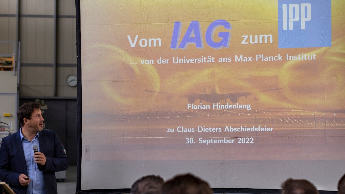 Vortrag von Florian Hindenlang: Vom IAG ans IPP